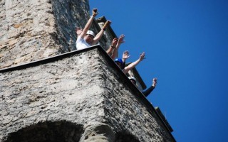 Klettern Schlossturm_Zuschauer.JPG