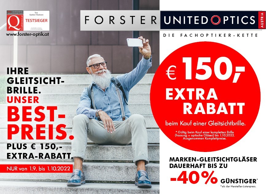 Werbung Forster Newsletter Waidhofen