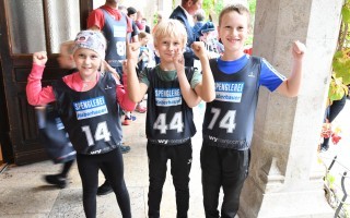 drei Kinder vom Schlossturmlauf