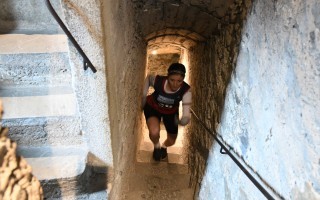 Schlossturmlauf - Läuferin