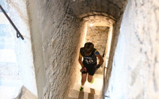 Schlossturmlauf - Bursche mit Nummer 40