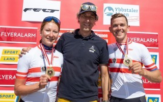 Radrennen Siegerehrung