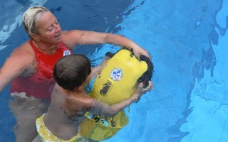 Action mit der Wasserrettung