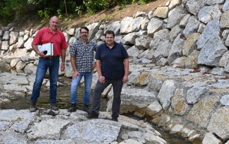 Neue Fischaufstiegshilfe im Urnbach