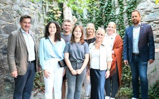 Bürgermeister Krammer und Gäste beim Lehrlingsempfang