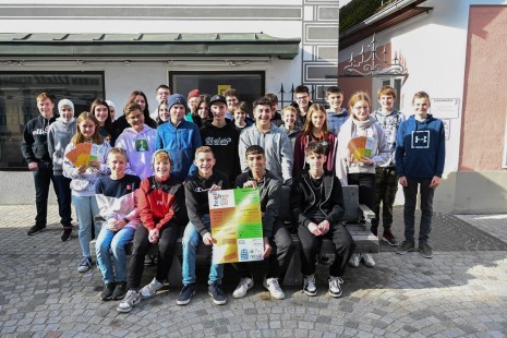 Schülerinnen und Schüler der WMMS eröffnen einen Popup-Stor