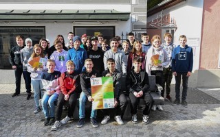 Schülerinnen und Schüler der WMMS eröffnen einen Popup-Stor