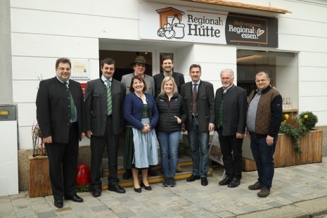 Regionalhütte Eröffnung am Unteren Stadtplatz