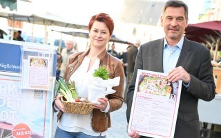 Krista Haltrich und Bürgermeister Werner Krammer