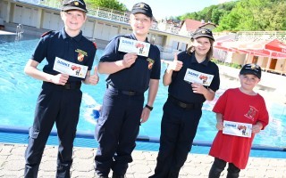 Kinder der Feuerwehr