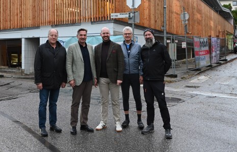 Besichtigung Baustelle Parkdeck Schlosscenter