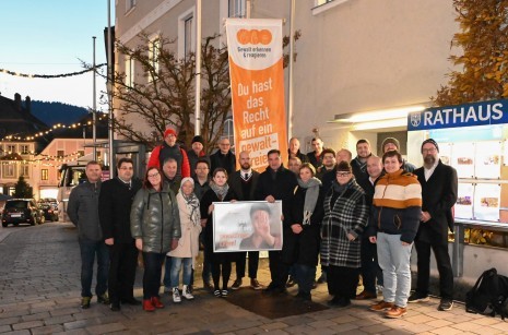 Aktion 16 Tage gegen Gewalt an Frauen