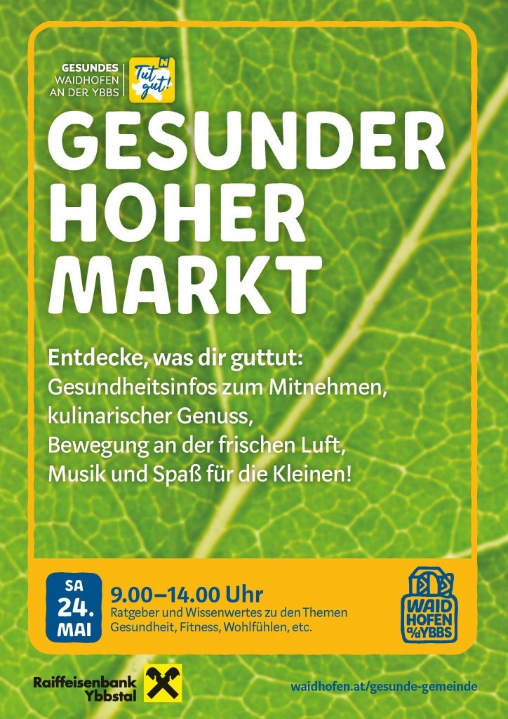 Gesunder Hoher Markt