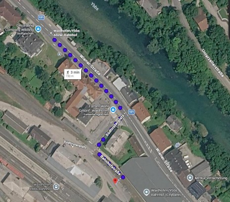 FG-Info Sperre WY Bahnhof 19.8. bis 30.10
