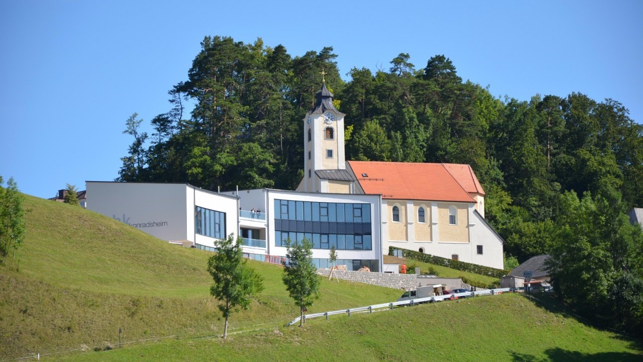 Blick auf Konradsheim